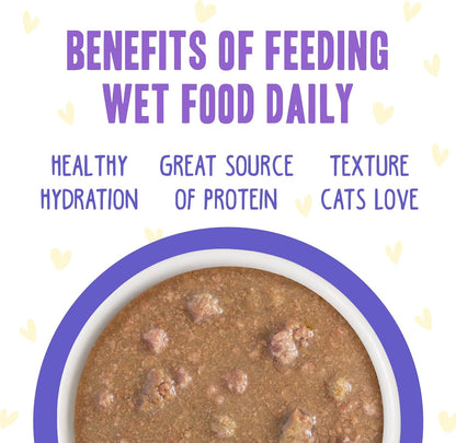 Weruva B.F.F. OMG - Best Feline Friend Oh My Gravy!, Chicken & Beef Be Happy with Chicken & Beef in