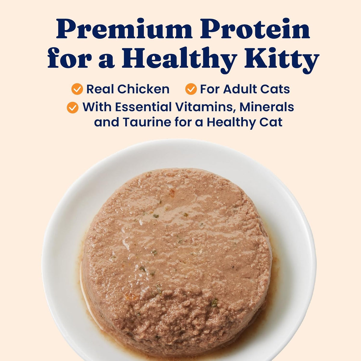 Solid Gold Wet Cat Food Pate for Indoor Cats - Healthy Canned Cat Food Pate w/Real Chicken, Omega