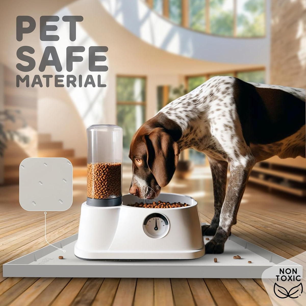 32x24x1” XL Dog Food Mat - All Purpose Under Sink Liner, Washer and Dryer Covers for The Top