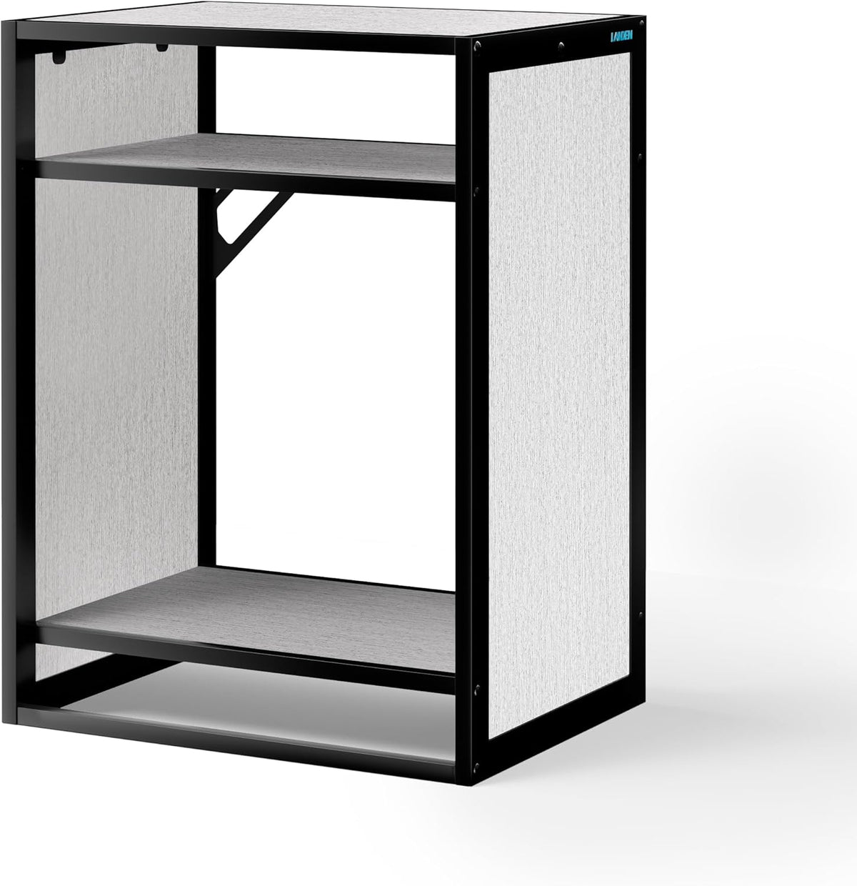 LANDEN Gray Metal Frame Stand, Three-Shelf for Fish Tanks up to 30 Gal, CLX60-60X45X80cm