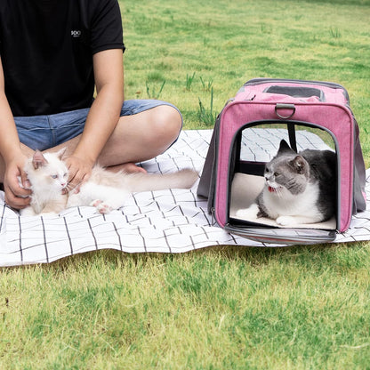 Pet Carrier for Large and Medium Cats, Soft-Sided Pet Carrier for Big Medium Cats and Puppy Dog