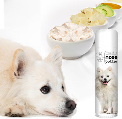 The Blissful Dog American Eskimo Nose Butter for Dry, Cracked Skin, Lick-Safe Dog Nose Balm with