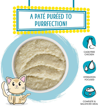 Weruva Wet Cat Food, Press Your Lunch with Chicken Pate, 3oz Can, Pack of 12