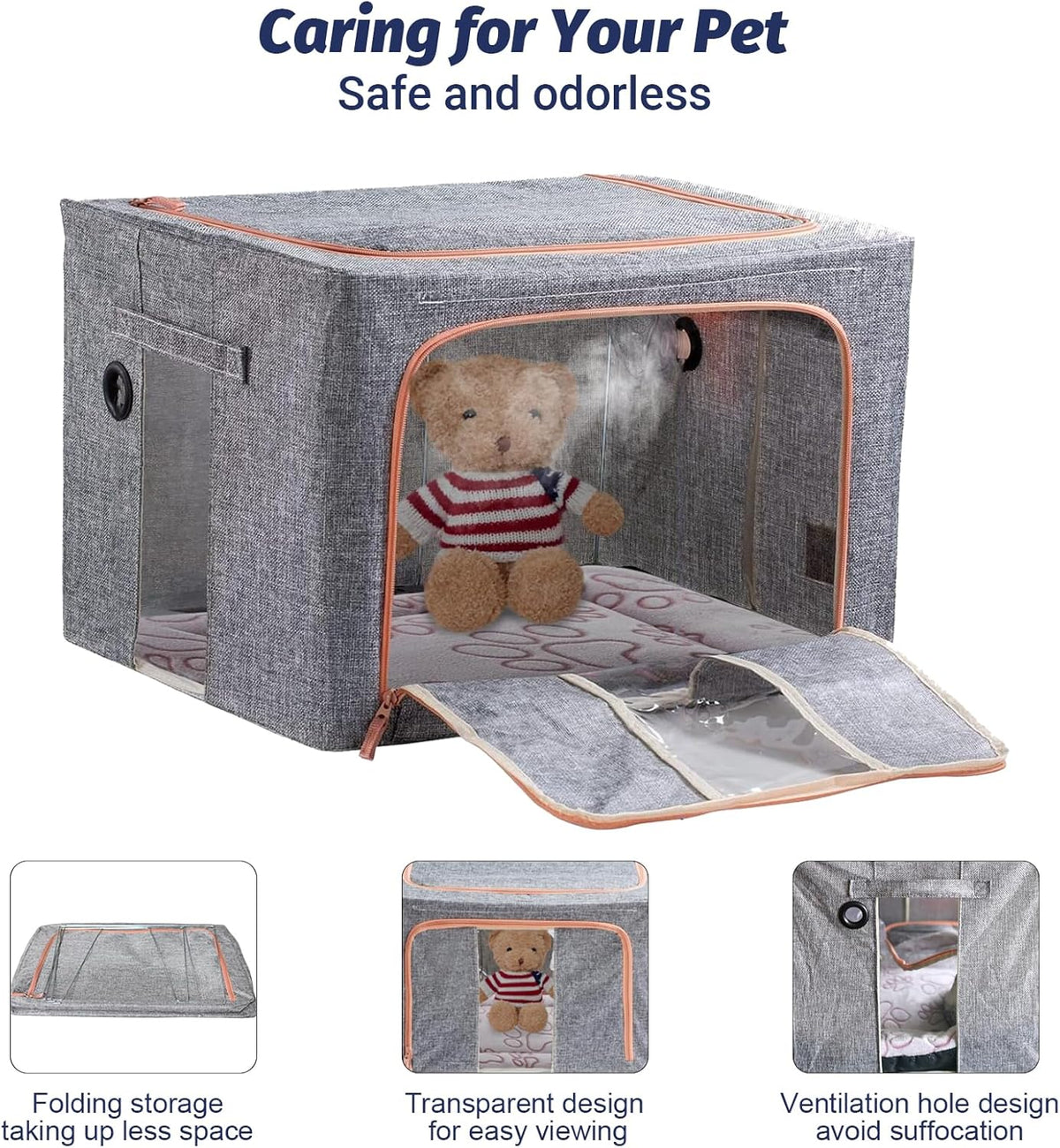 Puppy Incubator, Pet Atomization Oxygen Box, Incubator for Kitten and Puppies, Pet Nncubator with