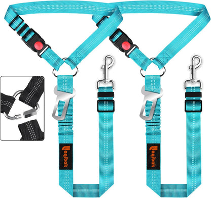 Removable Dog Seat Belt Harness for Car, 3 in 1 Pet Dog Car Seatbelt Leash, Retractable Restraint