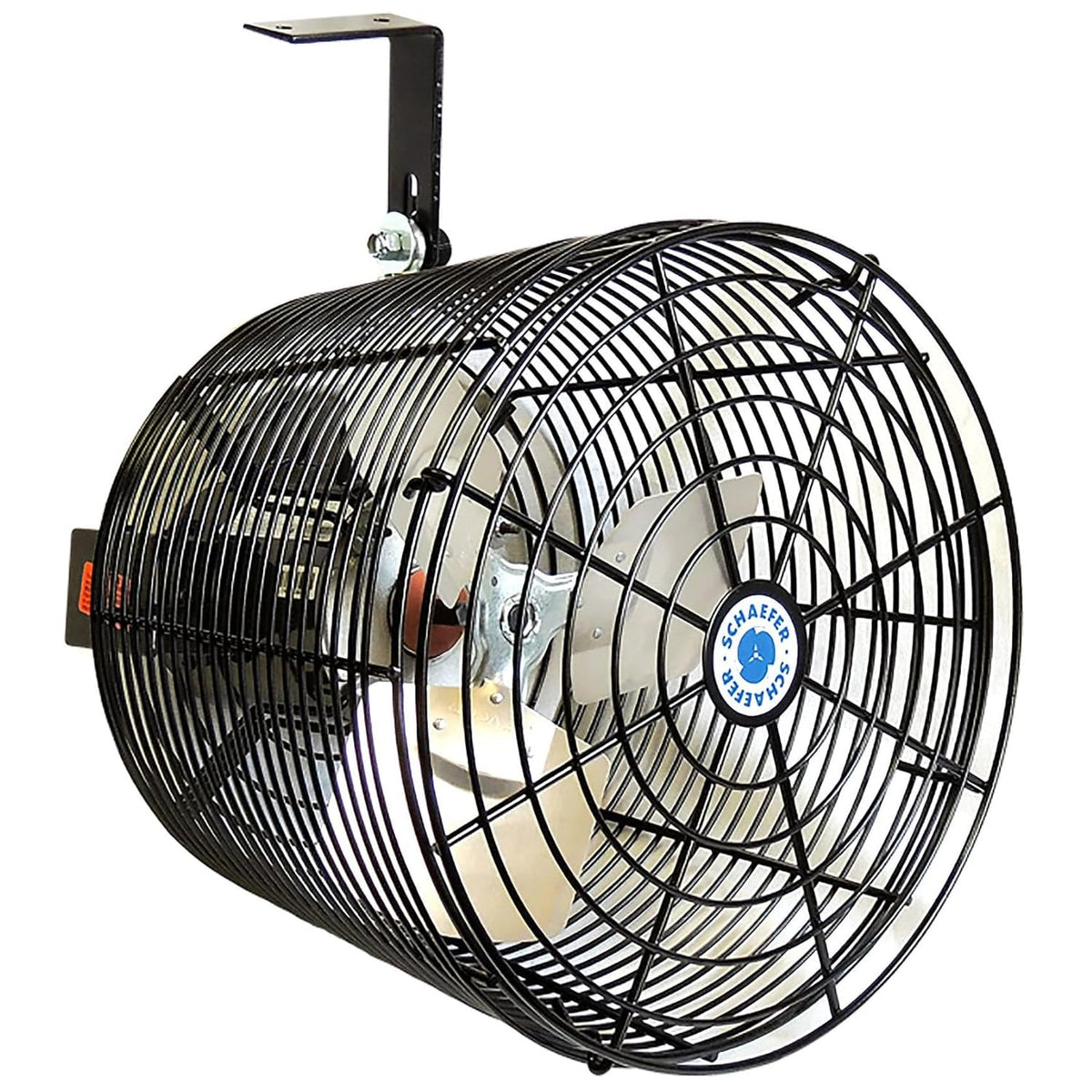Schaefer VK12-B VersaKool Air Circulator Ceiling Wall Mount Greenhouse Fan & Aluminum Blade, 1470