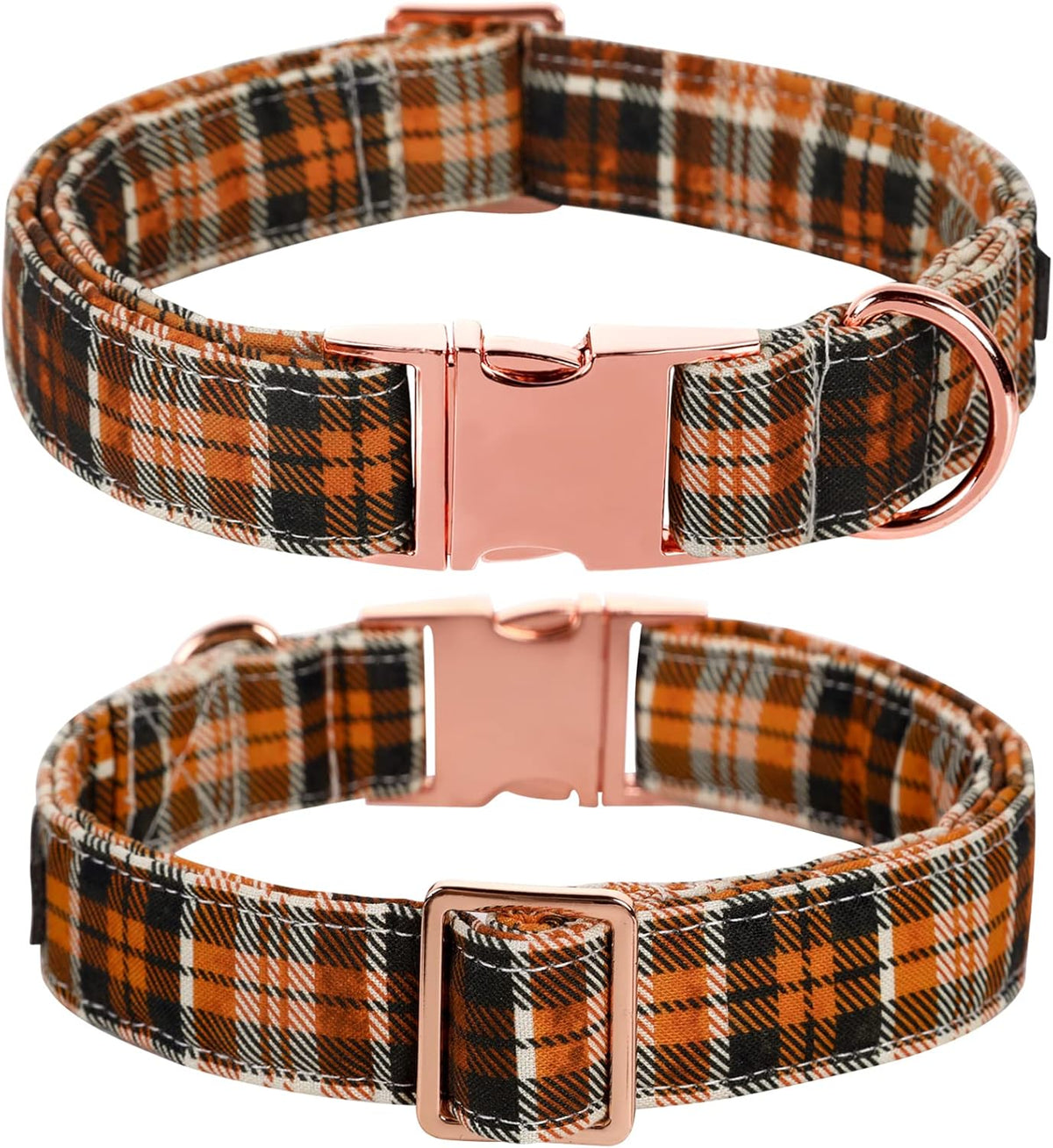 Lionet Paws Halloween Dog Collar with Bowtie - Cute Cotton Adjustable Fall Bowtie Dog Collar with