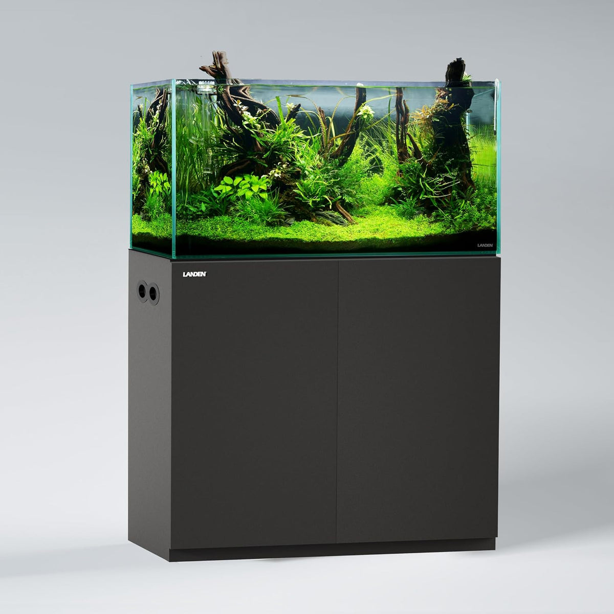 LANDEN Aquarium Wooden Stand and Cabinet for up to 55 Gal Tank, Fish Reptile Sea Salt WaterTank