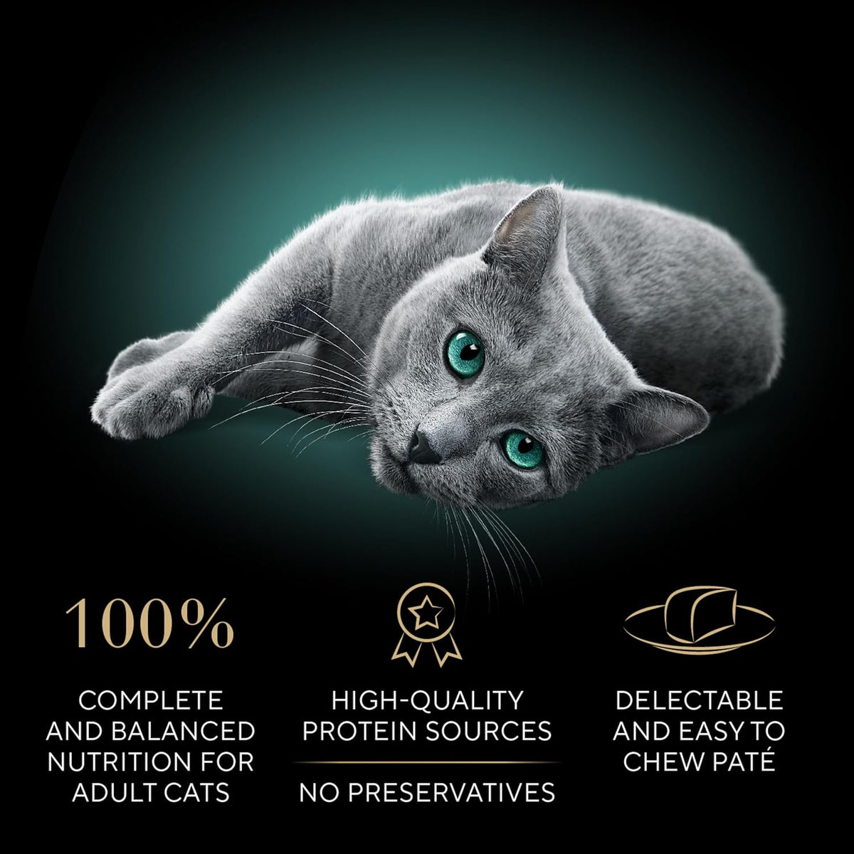 Sheba Perfect Portions Wet Cat Food Pate Savory Chicken Entree, Tender Beef Entree, and Tender