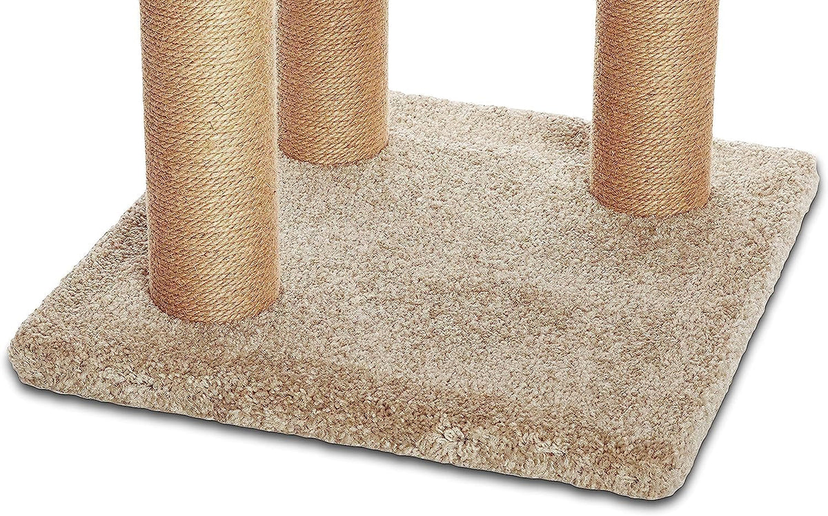 Amazon Basics Cat Tree - Indoor Cat & Kittens Multi-Level Climbing Activity Tower with Scratching