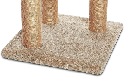 Amazon Basics Cat Tree - Indoor Cat & Kittens Multi-Level Climbing Activity Tower with Scratching
