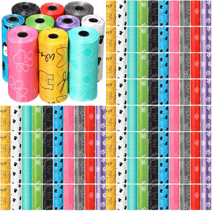 Thenshop 3000 Counts 200 Rolls Dog Poop Bag Plastic Dog Waste Bags Disposable For Doggie Pets Poop