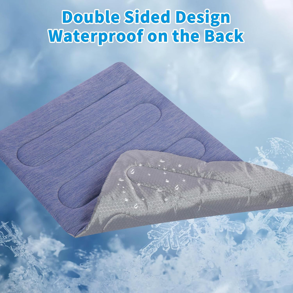Cooling Mat for Large Dogs - Double-Sided Waterproof & Cool, Portable Dog Cooling Mat for