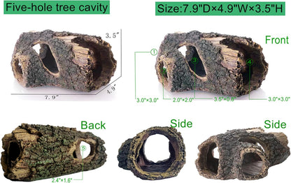 Reptile Hide Bark Texture,Snake Hide,Bearded Dragon Basking Platform,Aquarium Decor for
