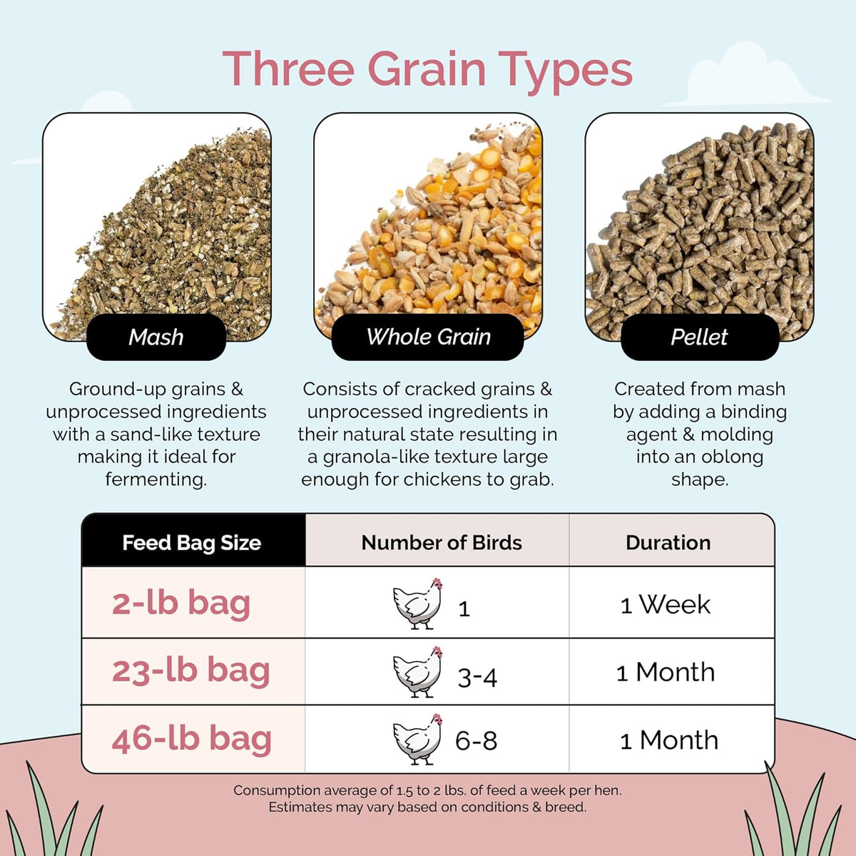 Organic Chicken Feed – Layer Mash, Non-GMO, USA Grown, 16% Protein, Corn-Free, Soy-Free