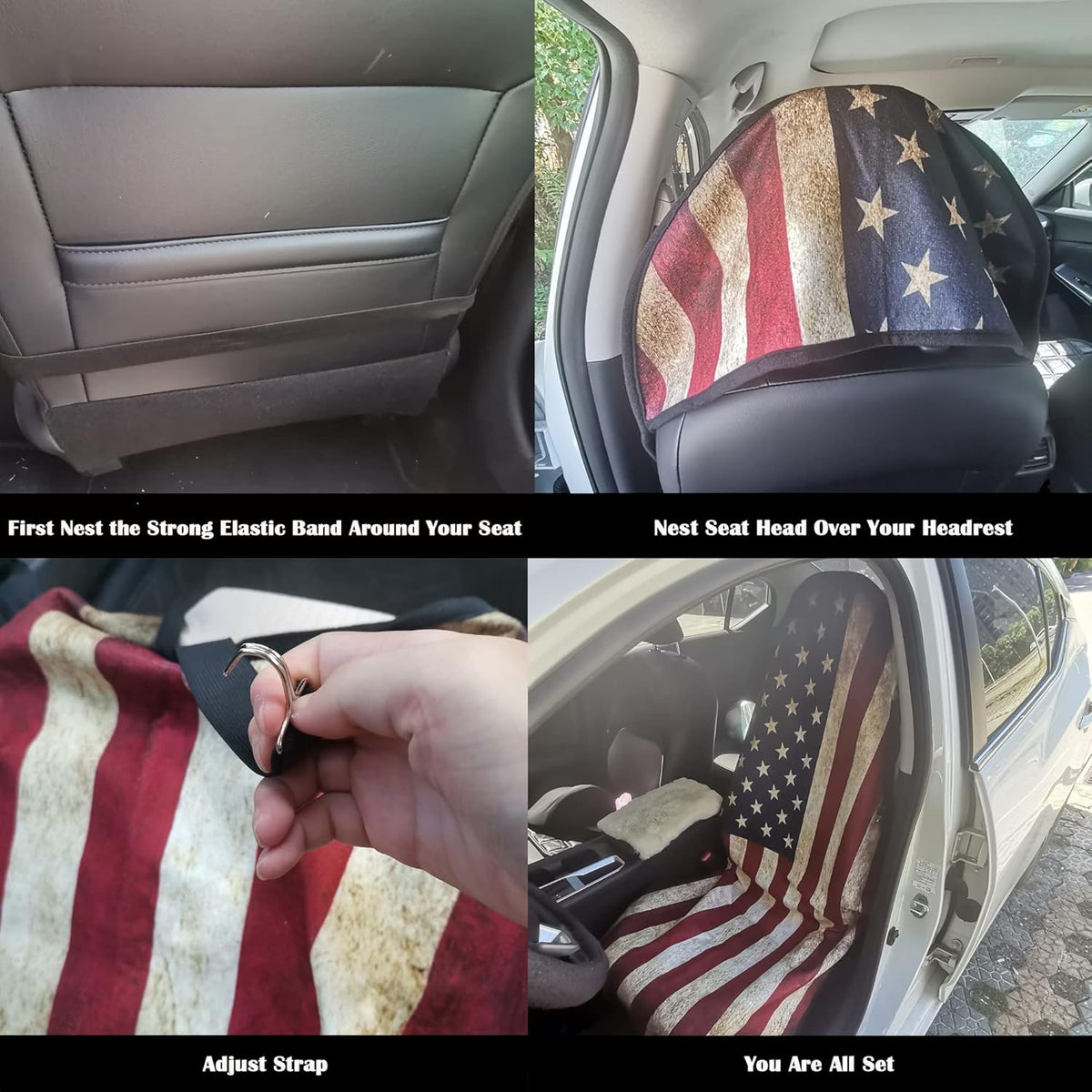 Car Seat Cover Protector Front Seats,for Gym Workout,Running,Swimming,Beach and Hiking,Waterproof