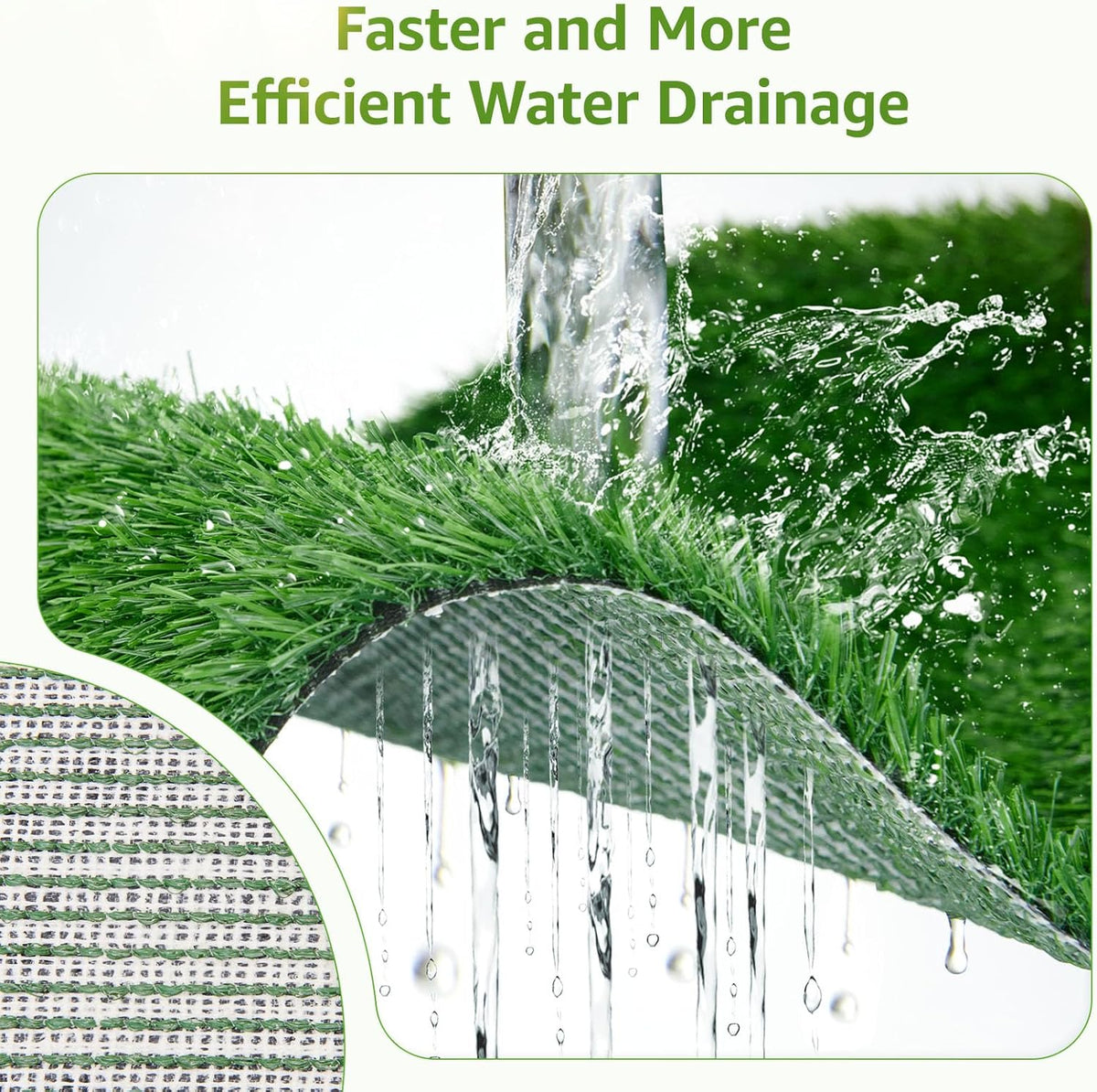 LOOBANI Dog Grass Pee Pads, Artificial Dog Grass Pads for Potty Tray, Fake Grass for Dogs to Pee