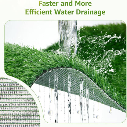LOOBANI Dog Grass Pee Pads, Artificial Dog Grass Pads for Potty Tray, Fake Grass for Dogs to Pee