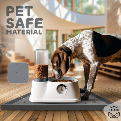 32x24x1” XL Dog Food Mat - All Purpose Under Sink Liner, Washer and Dryer Covers for The Top