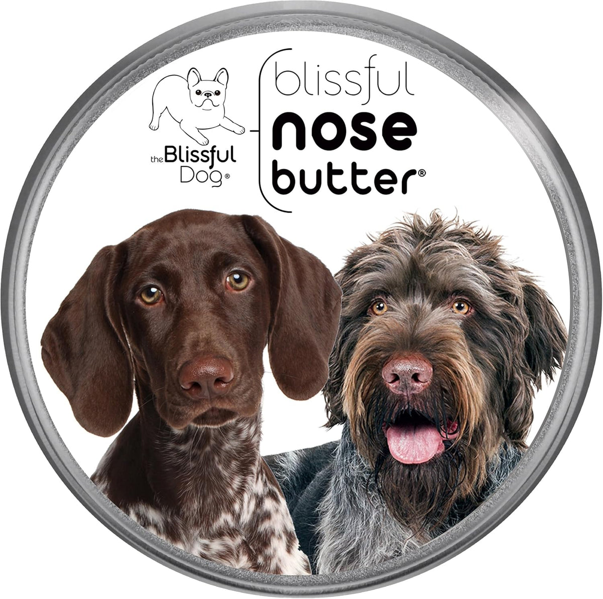 The Blissful Dog German Shorthaired Pointer Nose Butter for Dry, Cracked Skin, Lick-Safe Dog Nose
