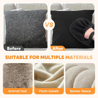 Pet Hair Removal Glove for Cats & Dogs, Reusable Pet Hair Remover Electrostatic Gloves for Couch