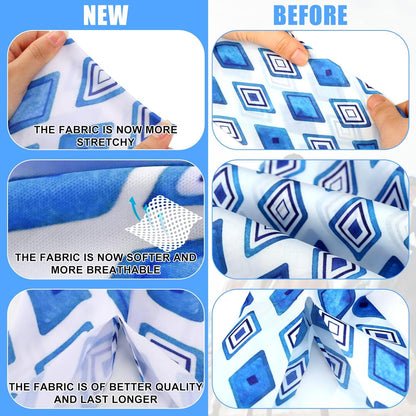 6 Pcs Horse Tail Bag Breathable Guard 22" Slip on Horse Care Tail Wrap 2 Strand Closure Straps
