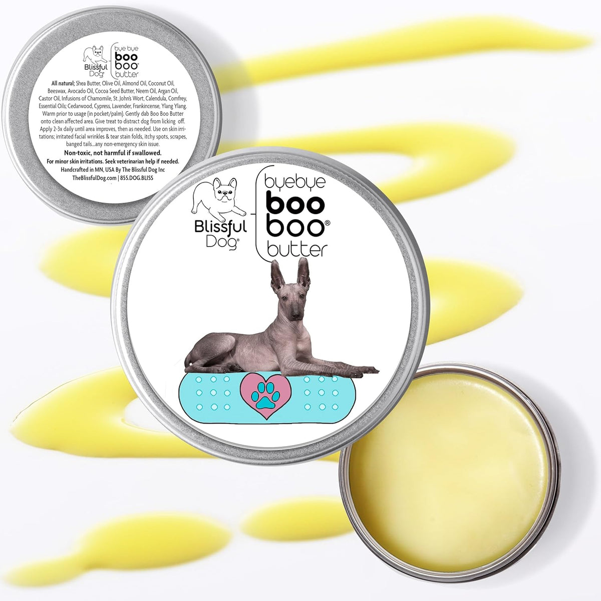 The Blissful Dog Xoloitzcuintli Boo Boo Butter, 1-Ounce