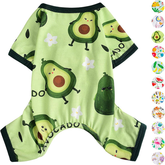 Dog Pajamas Pjs Spring Summer Dog Clothes for Small Dogs Girl - Boy - Medium Size Dogs, Soft