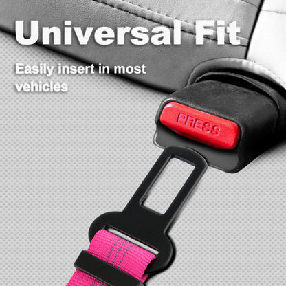 Plutus Pet Dog Seat Belt for Car, Adjustable Dog Car Harness with Carabiner Clip, Reflective Safety