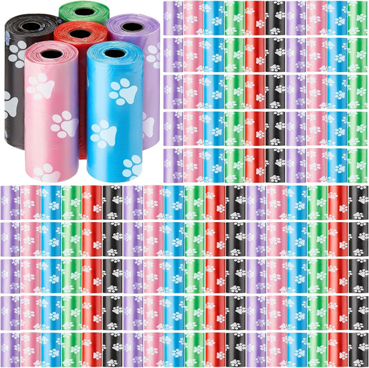 Thenshop 3000 Counts 200 Rolls Dog Poop Bag Plastic Dog Waste Bags Disposable For Doggie Pets Poop