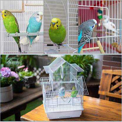 Small Bird Travel Cage - The Lightweight Small Birds Starter Kit with Birdcages and Accessories
