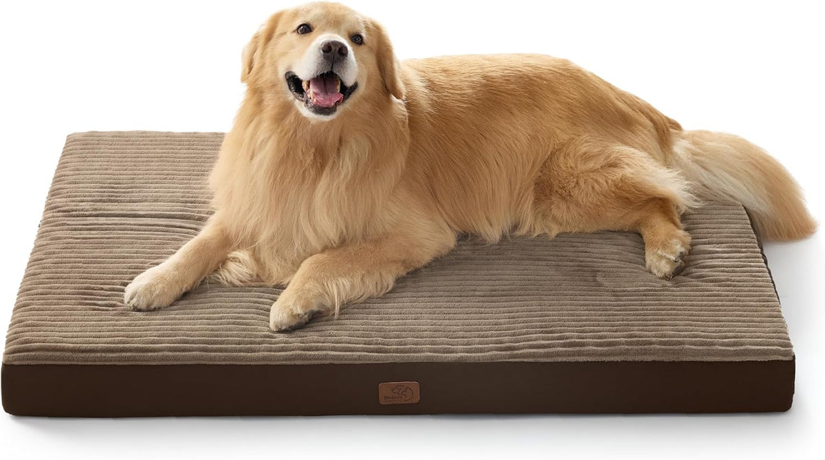 Bedsure XXL Dog Bed for Crate - Extra Large Orthopedic Pet Beds with Removable Machine Washable