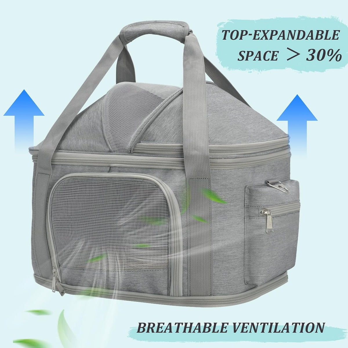 2-in-1 Stylish Dog Purse Carrier Soft-Sided Carriers Travel Tote Bag for Small Dogs Cats, Fashion