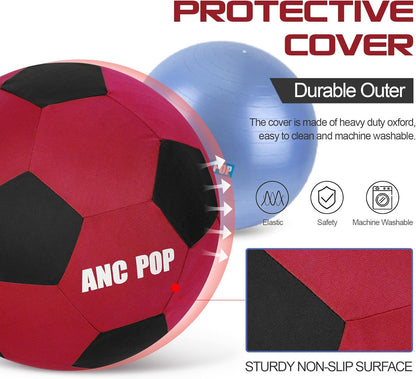 Herding Ball for Horse Ball & Cover 40" Large for Play Herding Ball Horse Toys for Horse (Red &