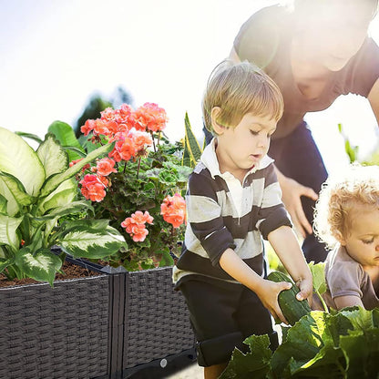 Raised Garden Bed Large Planters for Outdoor Plants Deepened Plant pots Planter Box Elevated Garden