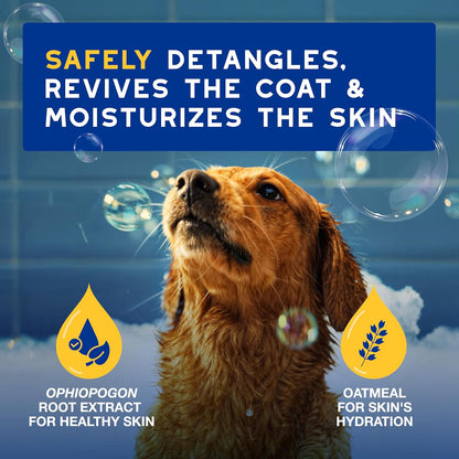 DOUXO® Skin & Coat SPA - Ultra-Safe Oatmeal Dog Conditioner, 16 fl oz, Safely Detangles