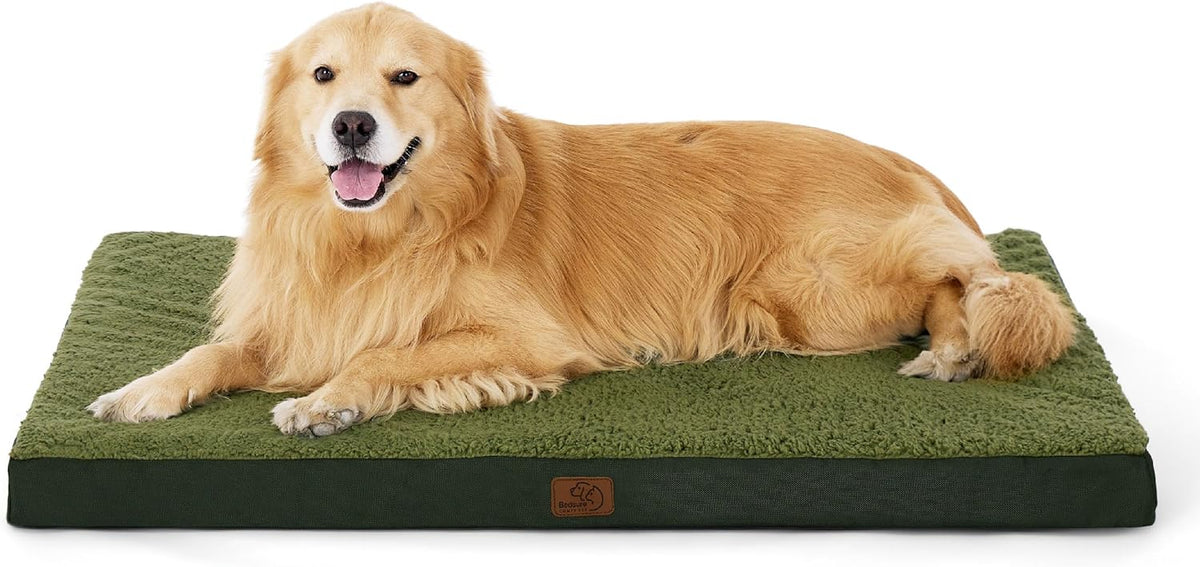 Bedsure XL Dog Beds Large Sized Dog -Orthopedic Flat Extra Large Pet Beds with Removable Washable