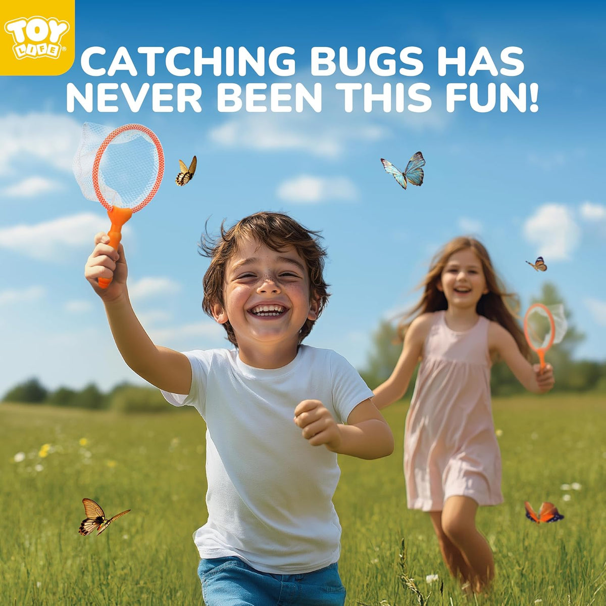 TOY Life Kids Explorer Bug Catcher Kit with Safari Costume, Binoculars Kids Outdoor Toys, Bug Toys