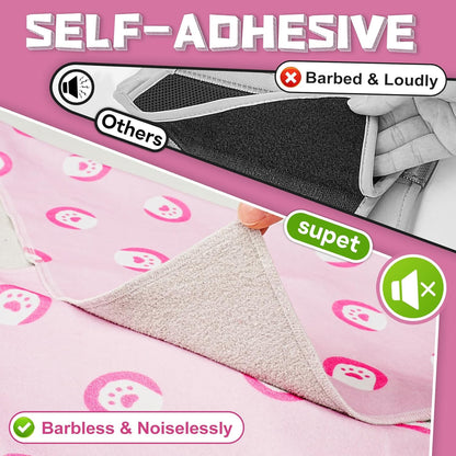 Supet Cat Wrap for Cutting Nails, Self-Adhesive Grooming Wrap, Anti-Scratch Cat Swaddle for