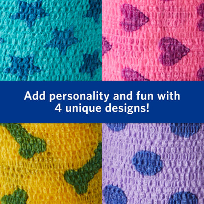 PetFlex Pet Pack – Flexible Self-Adhering Elastic Bandage for Wound Care – First Aid Wrap for Small