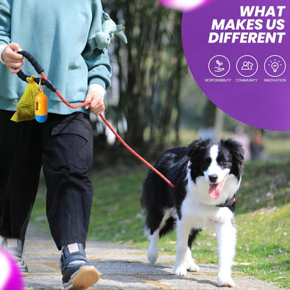 Dog Poop Bags-150 Counts with Holder (10 Rolls), Biodegradable Poop Bags, Eco-friendly and Easy to