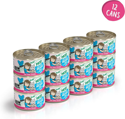 Weruva B.F.F. Play - Best Feline Friend Paté Lovers, Aw Yeah!, Tuna & Chicken Check Please! with