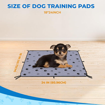 Fostanfly Washable Pee Pads for Dogs, Ultra-Absorbent & Leakproof Reusable Puppy Pads Non-Slip