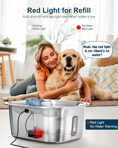 Dog Water Fountain Pump Replacement for D2341, D2419, D2223, D2322 Models, Pet Water Fountain