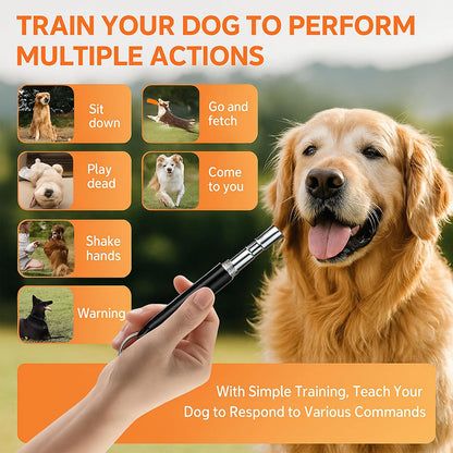 Ami's Delight Dog Whistle Set of 5 | 2PCS Premium Quality Adjustable Dog Whistles with 2 Black