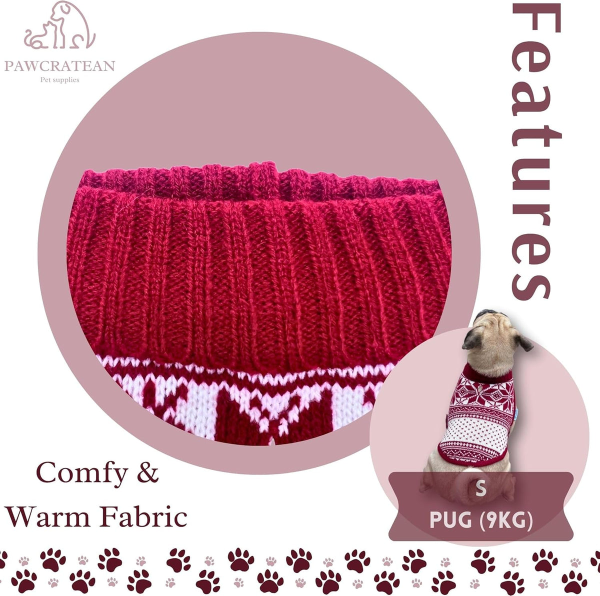 Cute Sweater for Dogs and Cats Soft Flannel Pet Outfit Warm and Cozy Animal Hoodie Small to Large