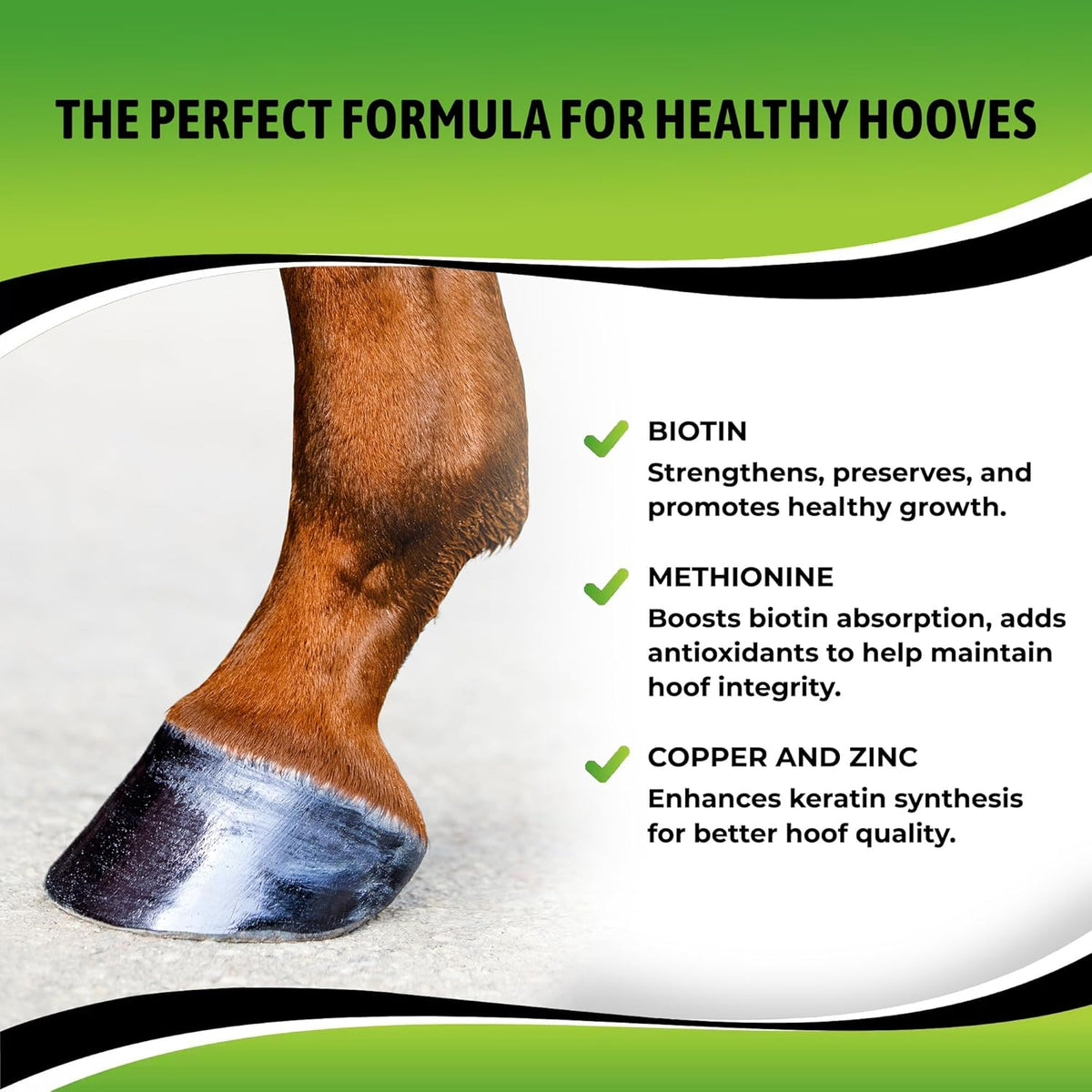 SynoStride All Natural, All-in-one, Joint and Hoof Health Supplement for Horses, Powder with