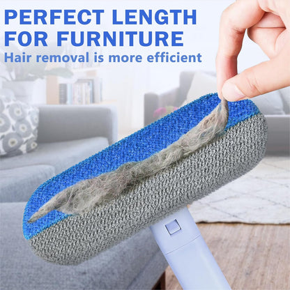 Multifunctional Pet Hair Remover,2 Pcs Carpet Scraper,4 in 1 Dog Hair Remover, Reusable Cat Hair
