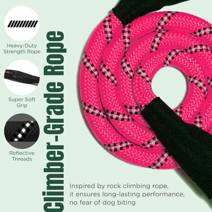 Dog Seat Belt for Car | Universal Dog Car Seatbelt | Durable Reflective Rope with Clip Hook Latch