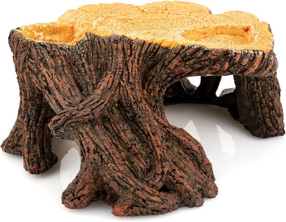 Reptile Hide Cave, Naturalistic Terrarium Décor, Safe Hideout for Ball Pythons, Bearded Dragons